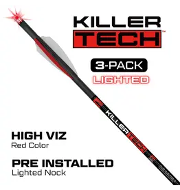 KILLER INSTINCT KILLER INSTINCT KILLERTECH CROSSBOW BOLTS LIGHT 20" 3PK