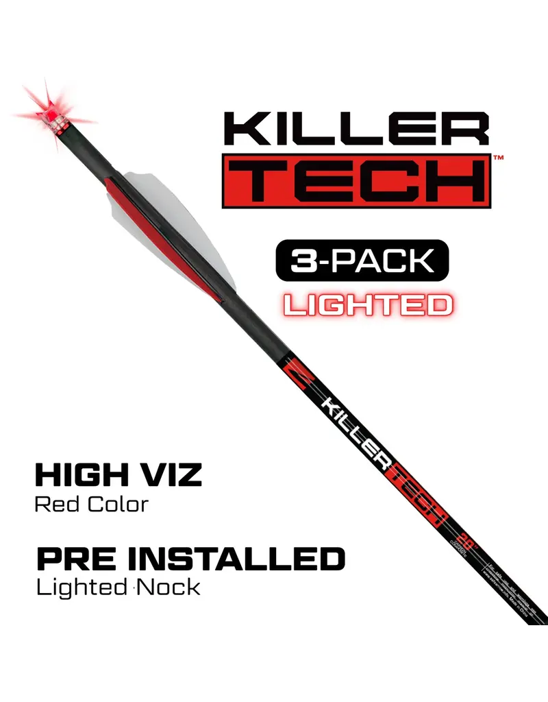KILLER INSTINCT KILLER INSTINCT KILLERTECH CROSSBOW BOLTS LIGHT 20" 6PK