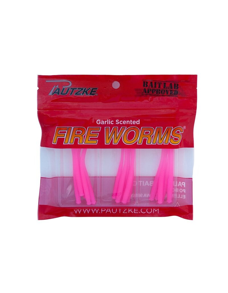 PAUTZKE PAUTZKE GARLIC SCENTED FIRE WORMS PINK 15CT