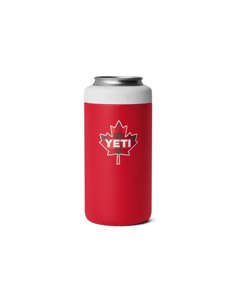 YETI YETI DECK 'N DOCK COLLECTION RED/ WHITE CANADA BADGE