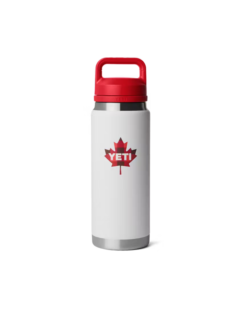 YETI YETI DECK 'N DOCK COLLECTION RED/ WHITE CANADA BADGE