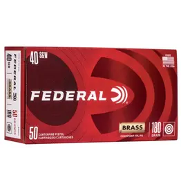 FEDERAL FEDERAL 40 S & W BRASS 180 GR 50 RDS