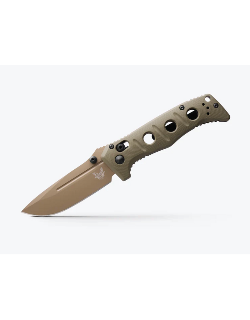 BENCHMADE BENCHMADE MINI ADAMAS OD GREEN DROP POINT