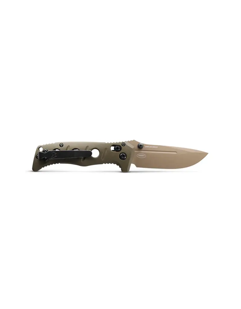 BENCHMADE BENCHMADE MINI ADAMAS OD GREEN DROP POINT