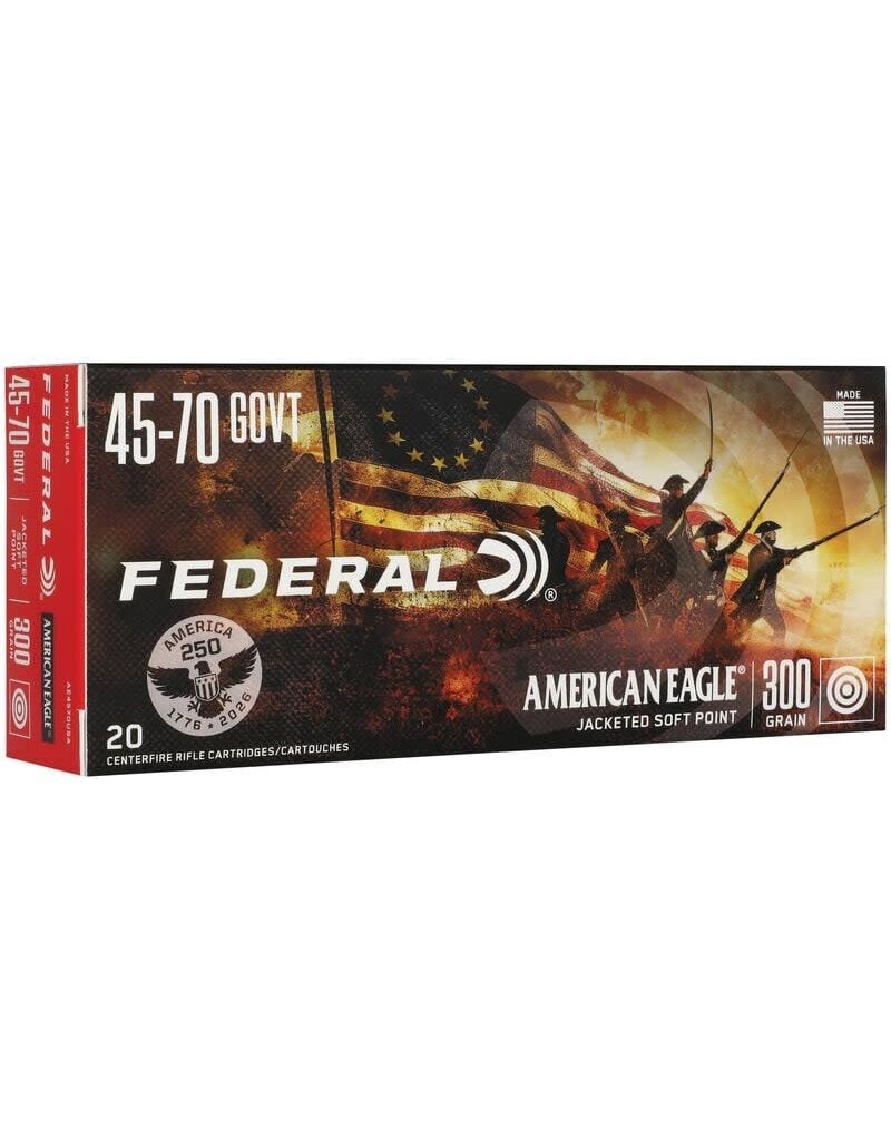 FEDERAL FEDERAL 250TH ANNIVERSARY USA 45-70 GOVT 300 GR SOFT POINT