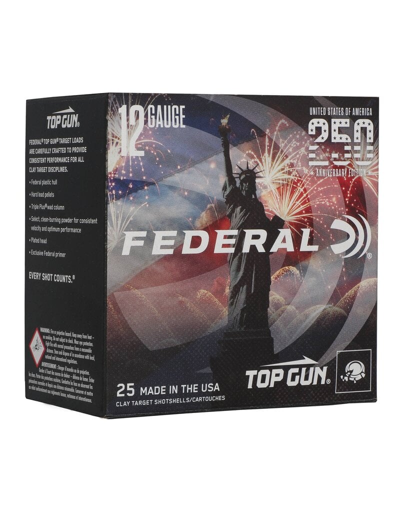 FEDERAL FEDERAL 12 GA TOP GUN 2 3/4" 1 1/8OZ 25 RDS
