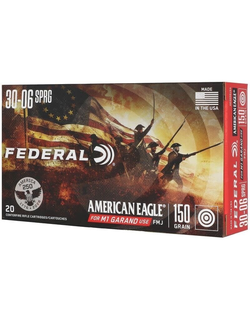FEDERAL FEDERAL 250TH ANNIVERSARY USA 30-06 SPRINGFIELD 150 GR FMJ
