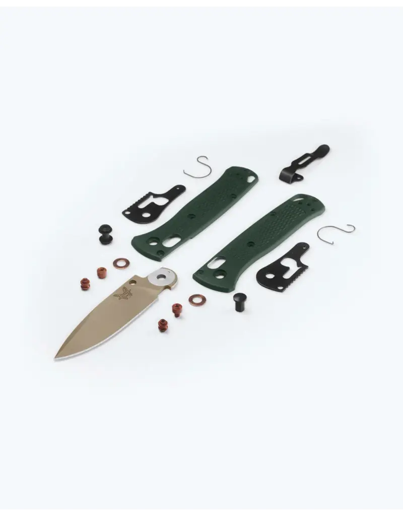 BENCHMADE BENCHMADE MINI BUGOUT TAIGA GREEN GRIVORY