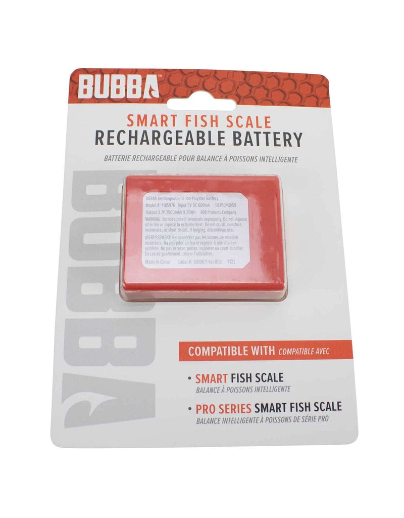 BUBBA BUBBA SMART FISH SCALE RECHARGEABLE BATTERY