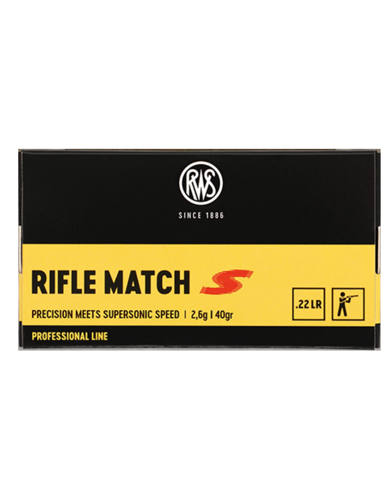 RWS RWS RIFLE MATCH 22 LR 40 GR