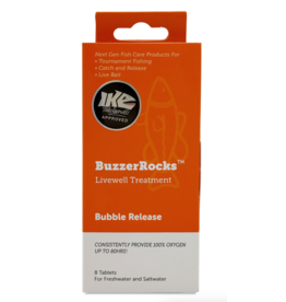 BUZZERROCKS BUZZERROCKS LIVEWELL TREATMENT BUBBLE RELEASE