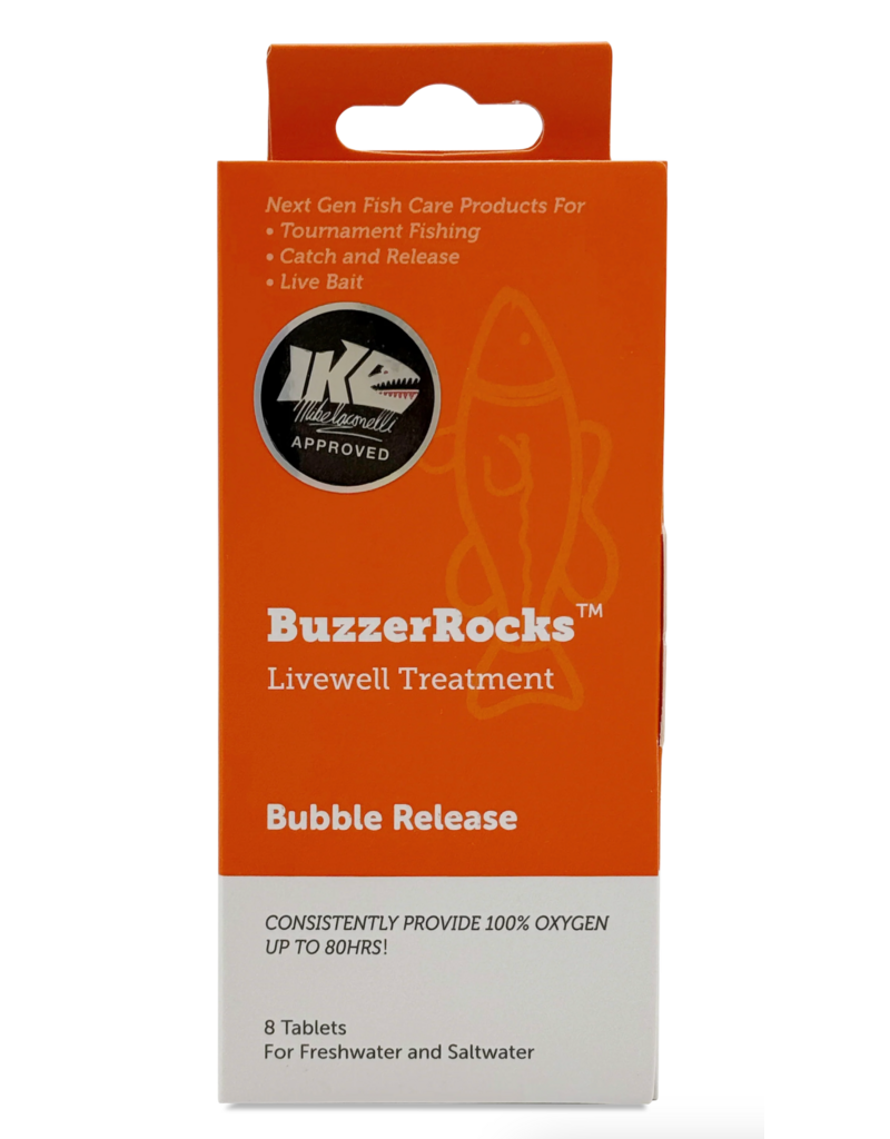 BUZZERROCKS BUZZERROCKS LIVEWELL TREATMENT BUBBLE RELEASE