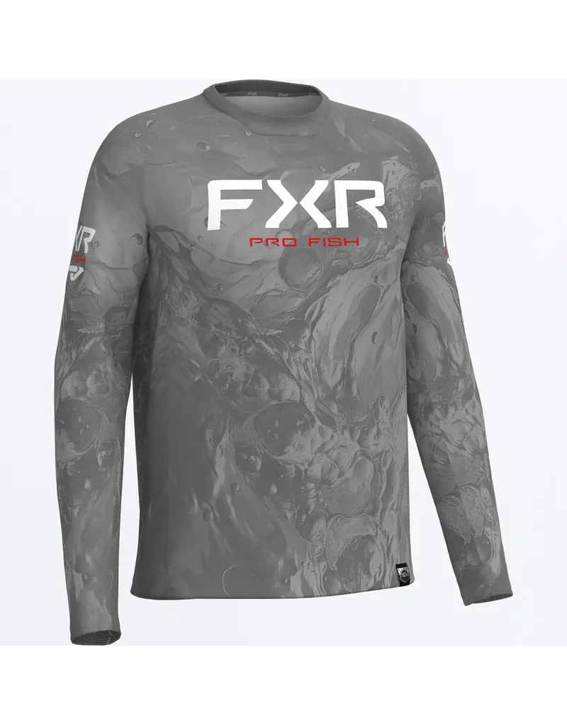 FXR FXR DERBY UNDERTOW AIR UPF LONGSLEEVE GREY/ RED