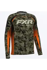 FXR FXR TOURNAMENT AIR UPF LONGSLEEVE MOSS DRIFT CAMO/ ORANGE
