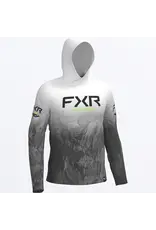 FXR FXR DERBY UNDERTOW AIR UPF PO HOODIE CHAR/ WHITE