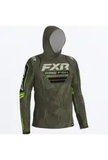 FXR FXR TOURNAMENT AIR UPF PO HOODIE MOSS UNDERTOW/ LIME