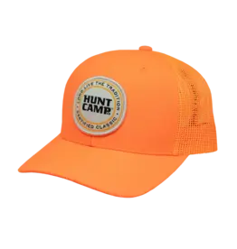 HUNT CAMP CO HUNT CAMP HI-VIZ ORANGE MESHBACK HAT