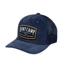 HUNT CAMP CO HUNT CAMP PORTAGE NAVY CORD MESHBACK HAT