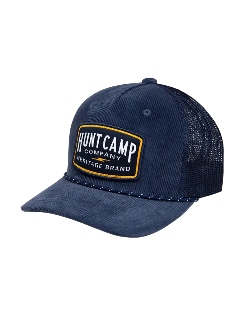 HUNT CAMP CO HUNT CAMP PORTAGE NAVY CORD MESHBACK HAT