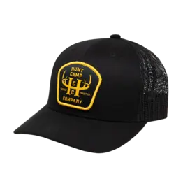 HUNT CAMP CO HUNT CAMP CAMP CAPTAIN BLACK MESHBACK HAT