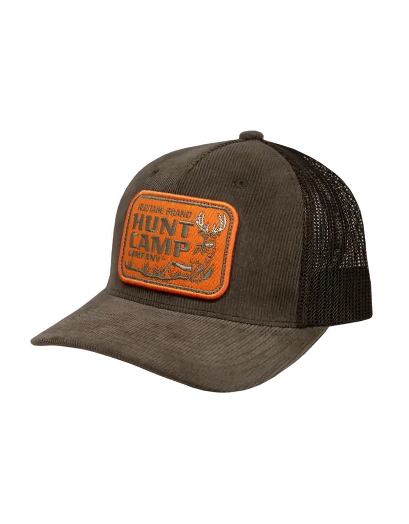 HUNT CAMP CO HUNT CAMP COOKOUT MESHBACK HAT OLIVE GREEN