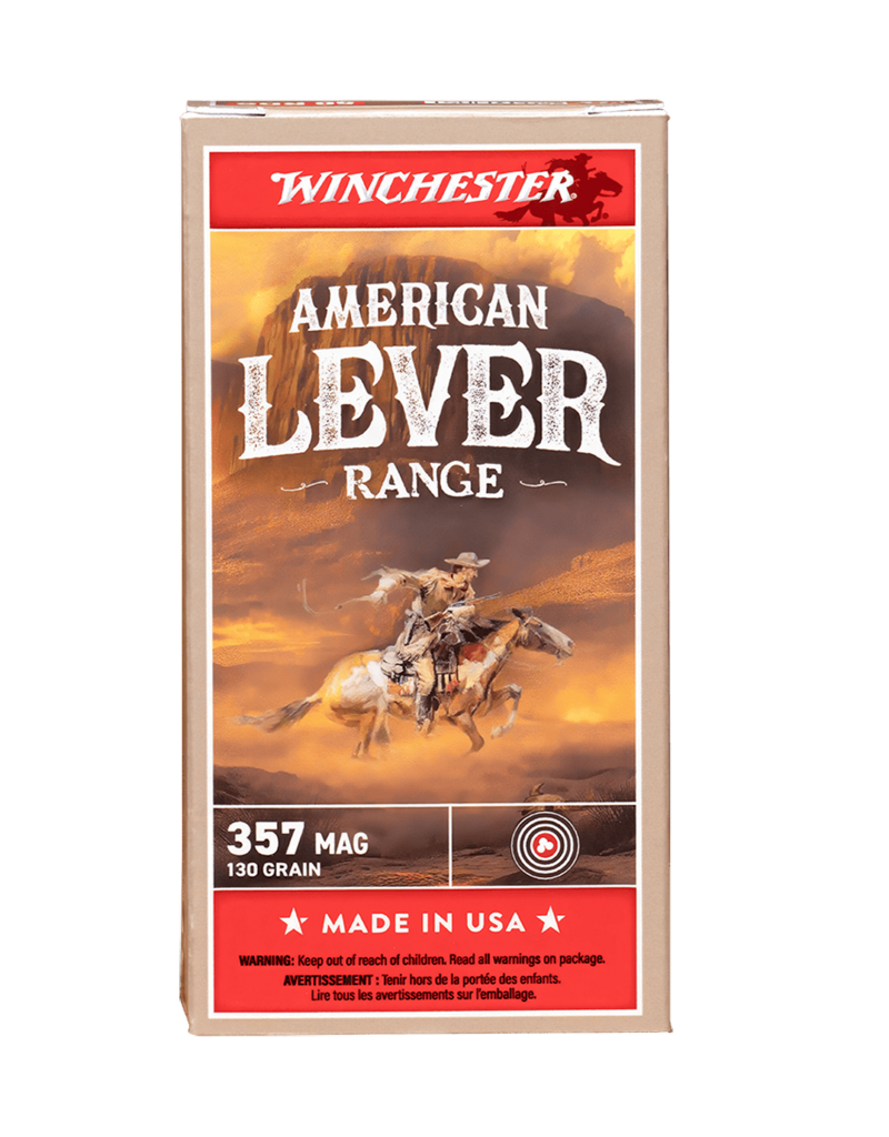 WINCHESTER WINCHESTER AMERICAN LEVER RANGE 357 MAG 130 GR 50 RDS