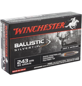 WINCHESTER WINCHESTER BALLISTIC SILVERTIP 243 WIN 95GR 20 RDS