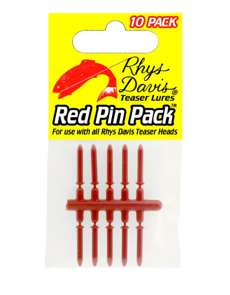 RHYS DAVIS RHYS DAVIS RED PIN PACK 10PK