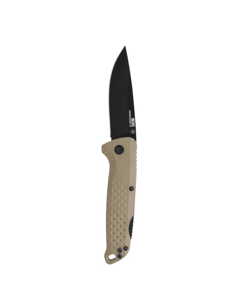 SOG SOG ADVENTURER LB FOLDING KNIFE FDE + BLACK