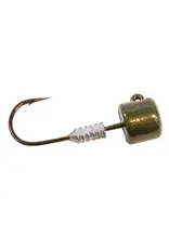 TT LURES TT LURES NED LOCKZ HEAVY DUTY NED RIG JIGHEAD GREEN PUMPKIN