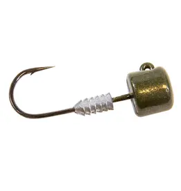 TT LURES TT LURES NED LOCKZ HEAVY DUTY NED RIG JIGHEAD GREEN PUMPKIN
