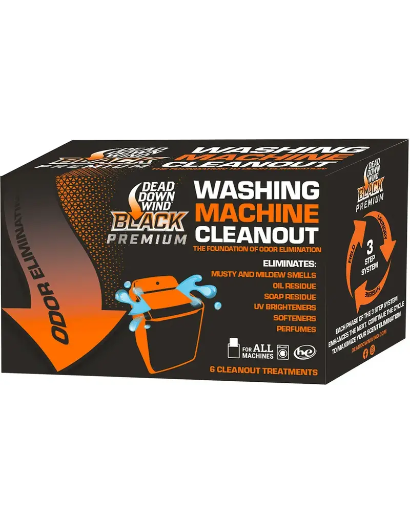 DEAD DOWN WIND DEAD DOWN WIND BLACK PREMIUM WASHING MACHINE CLEANOUT 6PK