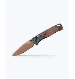 BENCHMADE BENCHMADE BUGOUT TAIGA GREEN DROP-POINT