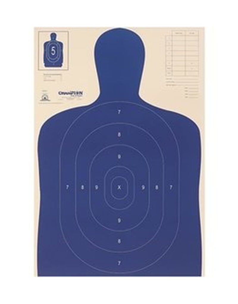 CHAMPION CHAMPION B-27 POLICE SILHOUETTE SINGLE PAPER TARGET