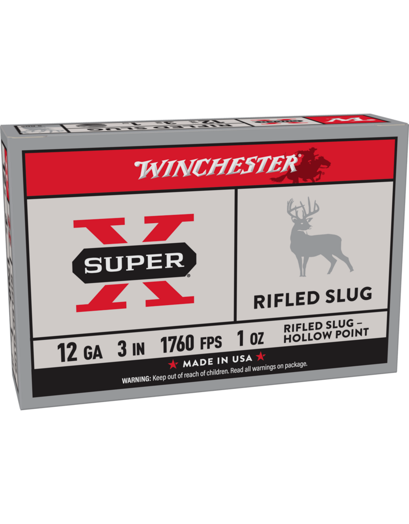 WINCHESTER WINCHESTER SUPER X 12 GA 3" 1OZ SLUG 5RDS