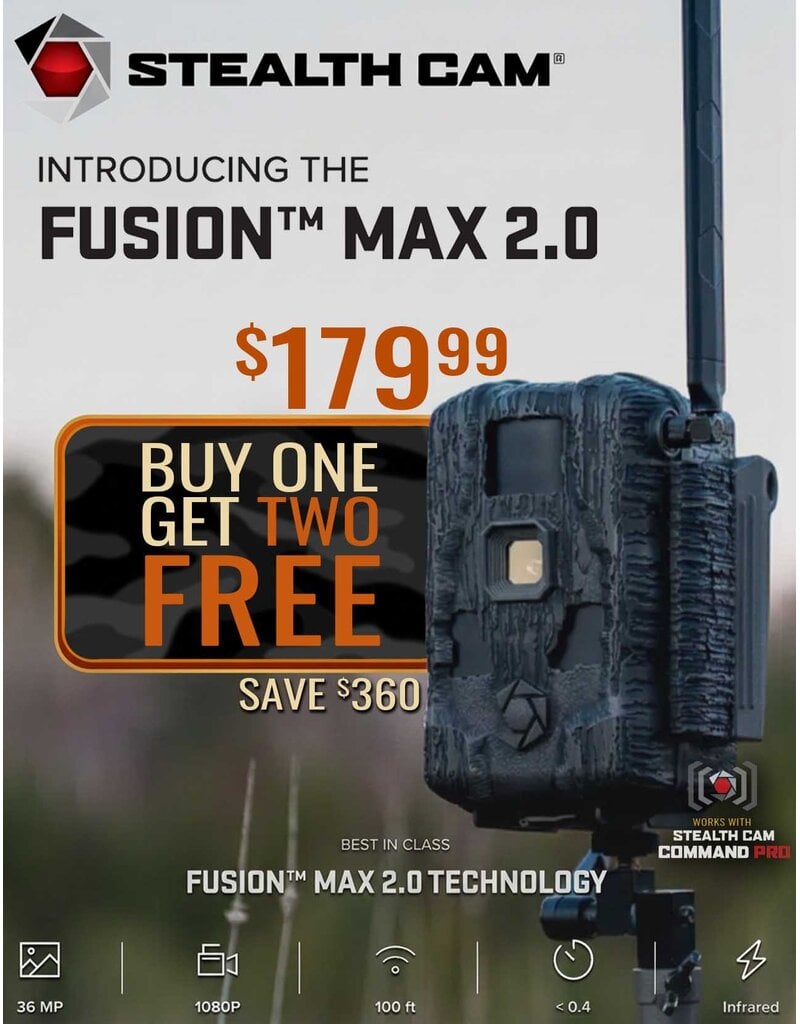 STEALTH CAM STEALTH CAM FUSION MAX 2.0 CELLULAR CAMERA