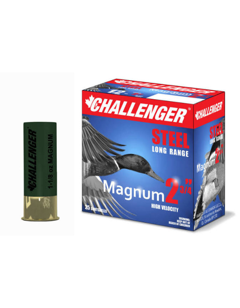 CHALLENGER CHALLENGER STEEL LONG RANGE MAGNUM 12 GA  2 3/4" BB 25 RDS