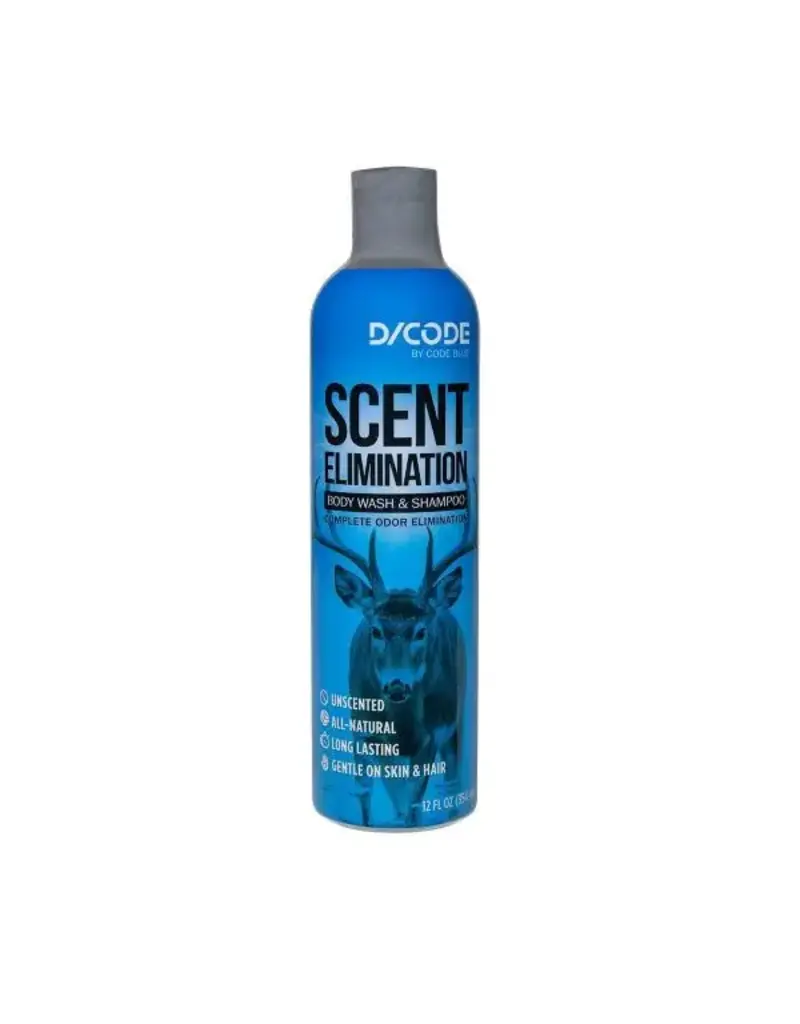 CODE BLUE CODE BLUE SCENT ELIMINATION BODY WASH & SHAMPOO 12 OZ