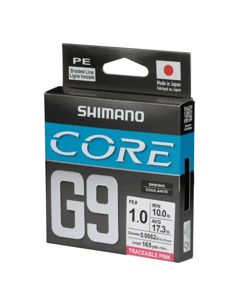 SHIMANO SHIMANO CORE G9 SINKING LINE TRACEABLE PINK