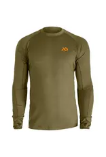 FIRST LITE FIRST LITE MEN'S WICK LS CREW CONIFER