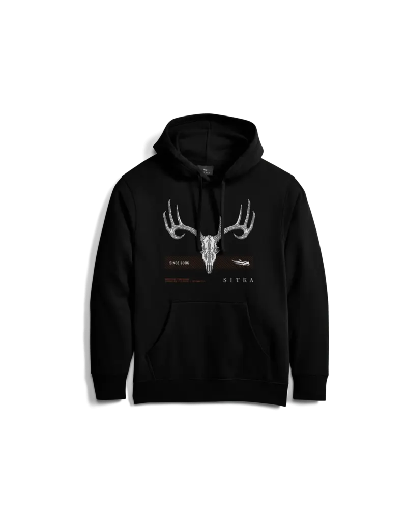 SITKA SITKA TECH WHITETAIL PULLOVER HOODIE BLACK