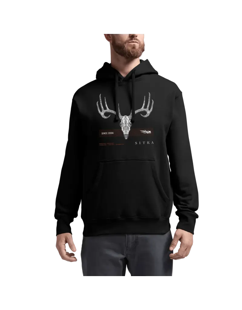 SITKA SITKA TECH WHITETAIL PULLOVER HOODIE BLACK