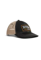 SITKA SITKA HERITAGE PATCH VINTAGE TRUCKER HAT BLACK OSFA