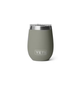 YETI YETI RAMBLER WINE TUMBLER 10 OZ DURASLIP CERAMIC LINING PAMPA GREEN