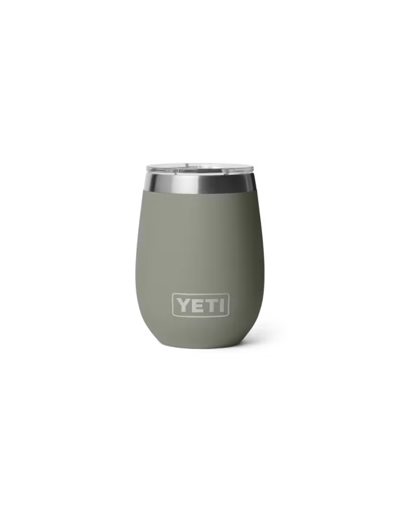 YETI YETI RAMBLER WINE TUMBLER 10 OZ DURASLIP CERAMIC LINING PAMPA GREEN