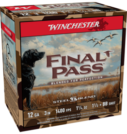 WINCHESTER WINCHESTER FINAL PASS 12 GA 3" 1 1/2 + BB 50/50 BLENDED SHOT 25 RDS