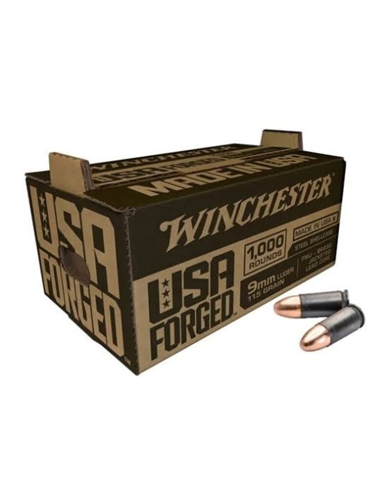 WINCHESTER WINCHESTER USA FORGED 9MM LUGER 115 FMJ 1000RNDS