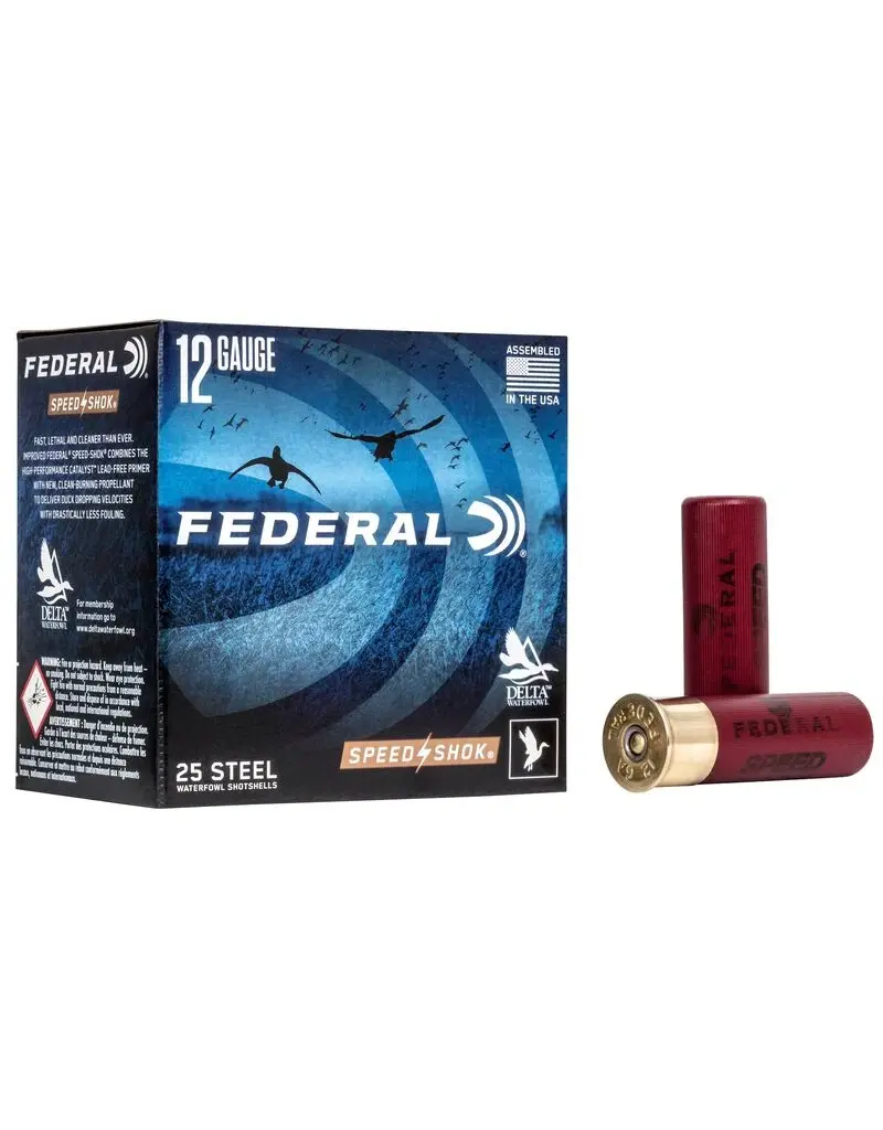 FEDERAL FEDERAL SPEED SHOK 12 GA 3" 1 1/4OZ #2 SHOT 25 RDS