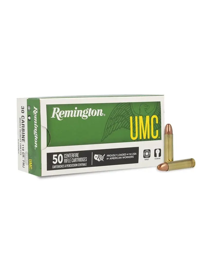 REMINGTON REMINGTON UMC 30 CARBINE 110GR UMC FMJ 50 RDS