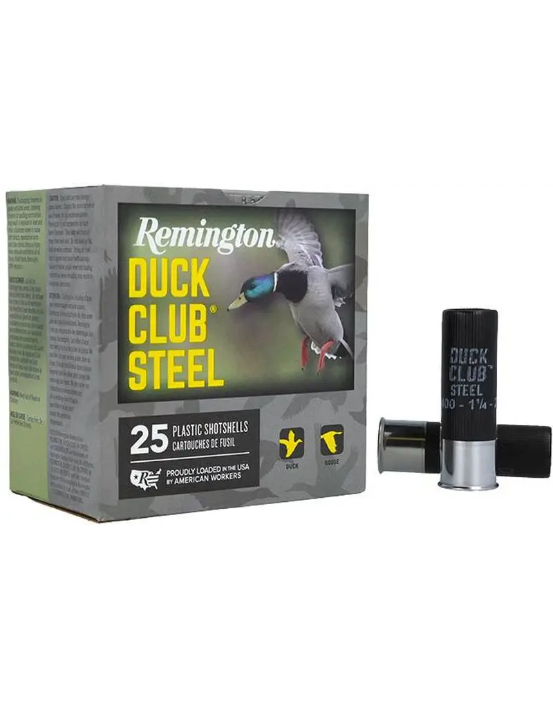 REMINGTON REMINGTON DUCK CLUB STEEL 12 GA 3" 1 1/4 OZ #2 SHOT 25 RDS